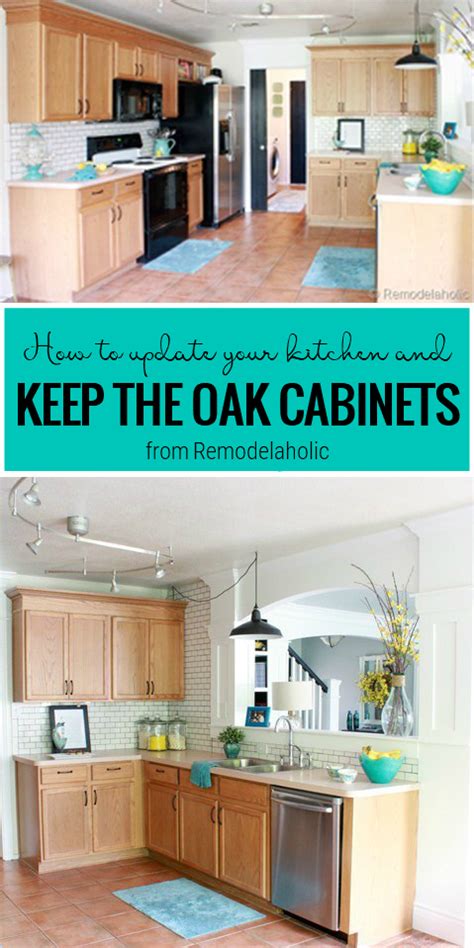 updating oak cabinets without replacing